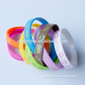 Cheap silicone wristbands , promotional bracelet , printed silicone bracelet